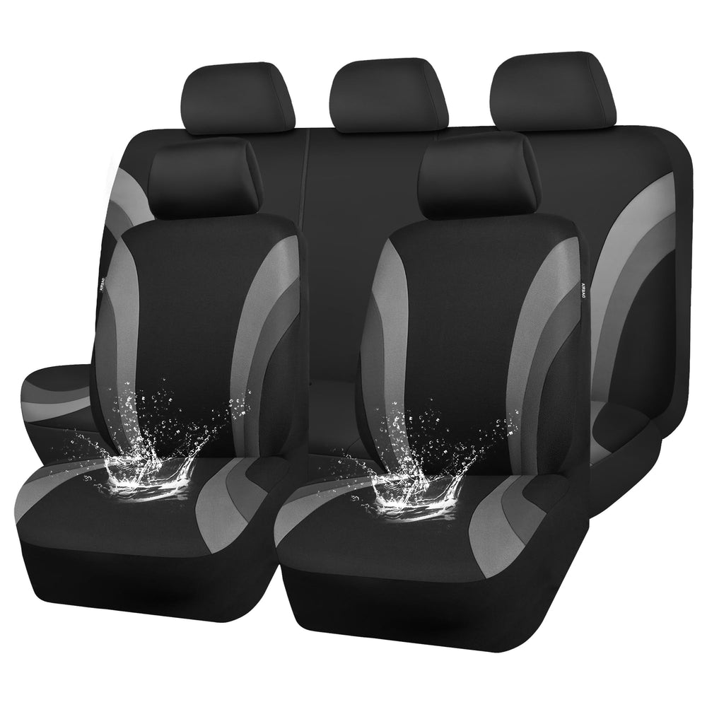 CAR PASS EVA waterproof seat covers front view protect against spills