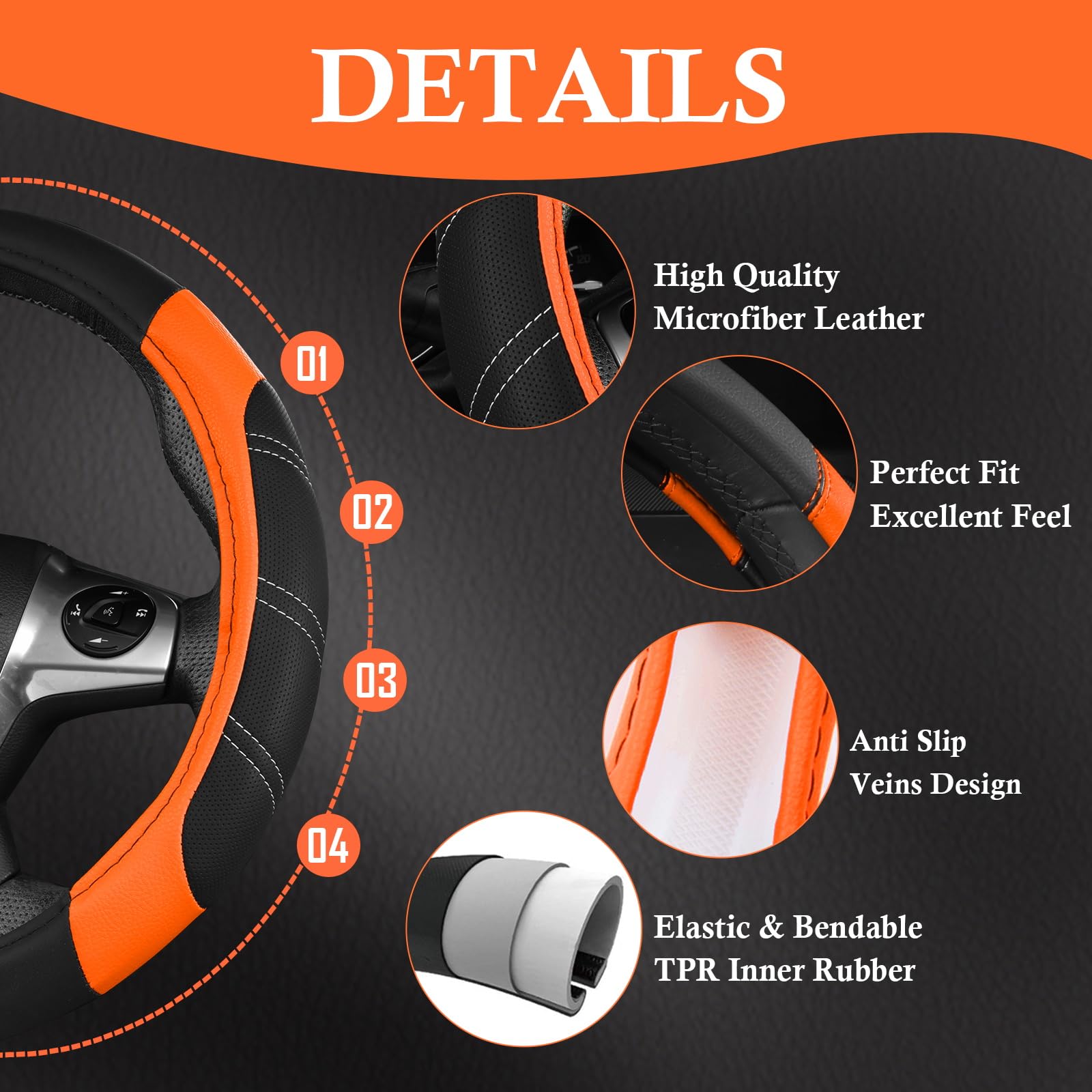 CAR PASS rear floor mats protect from dirt and spills.