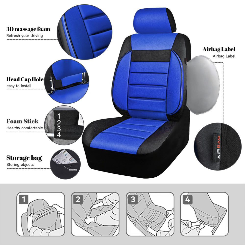 CAR PASS Foam back support close-up emphasizes enhanced comfort on long drives.