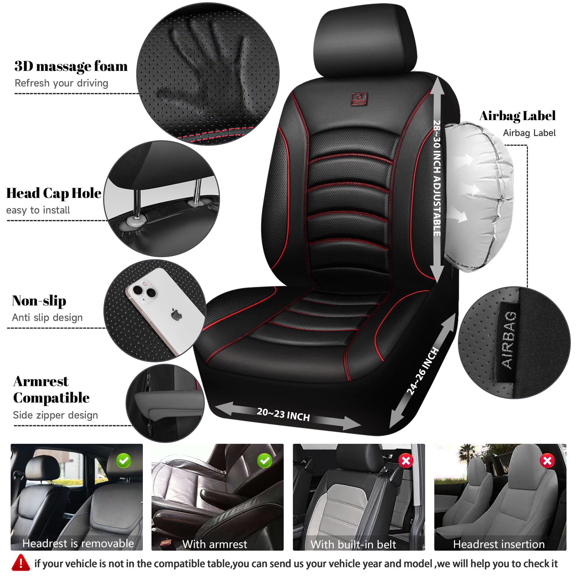 CAR PASS foam back support highlights driving comfort on long trips