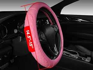 CAR PASS four-piece pink interior set boosts style and comfort.