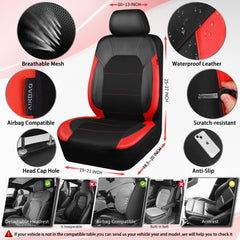 CAR PASS front seat cover showing easy installation for quick upgrade