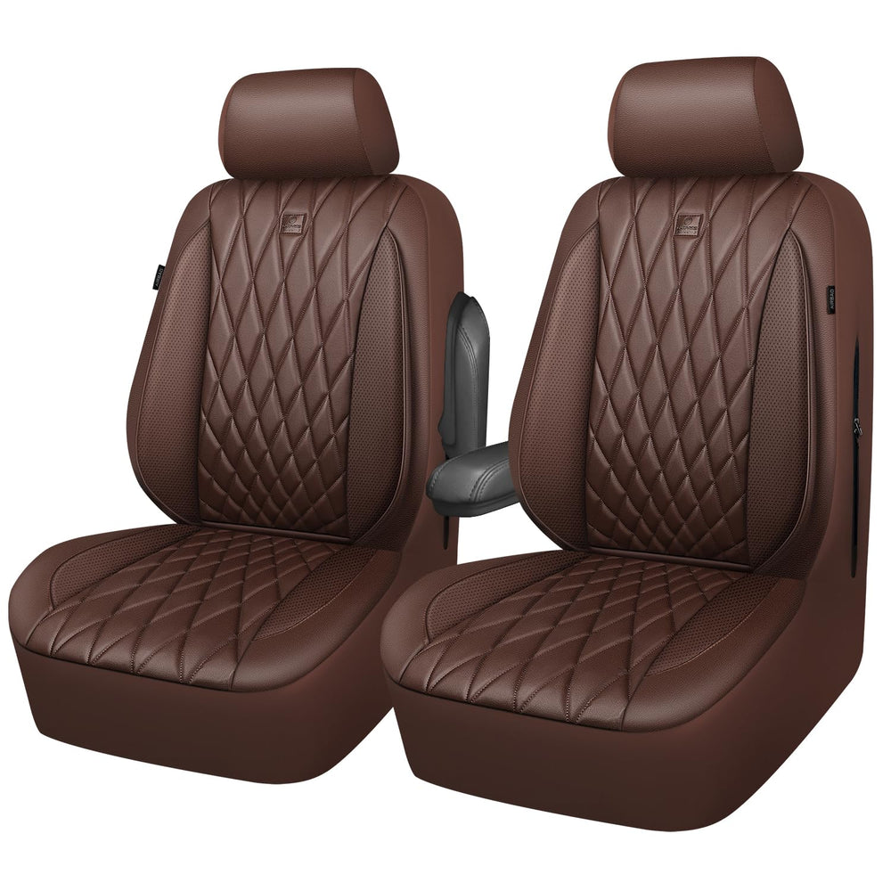CAR PASS two-front-seat cover set enhances interior protection and style.