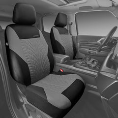 CAR PASS universal front seat cover for easy installation and refreshed cabin look.