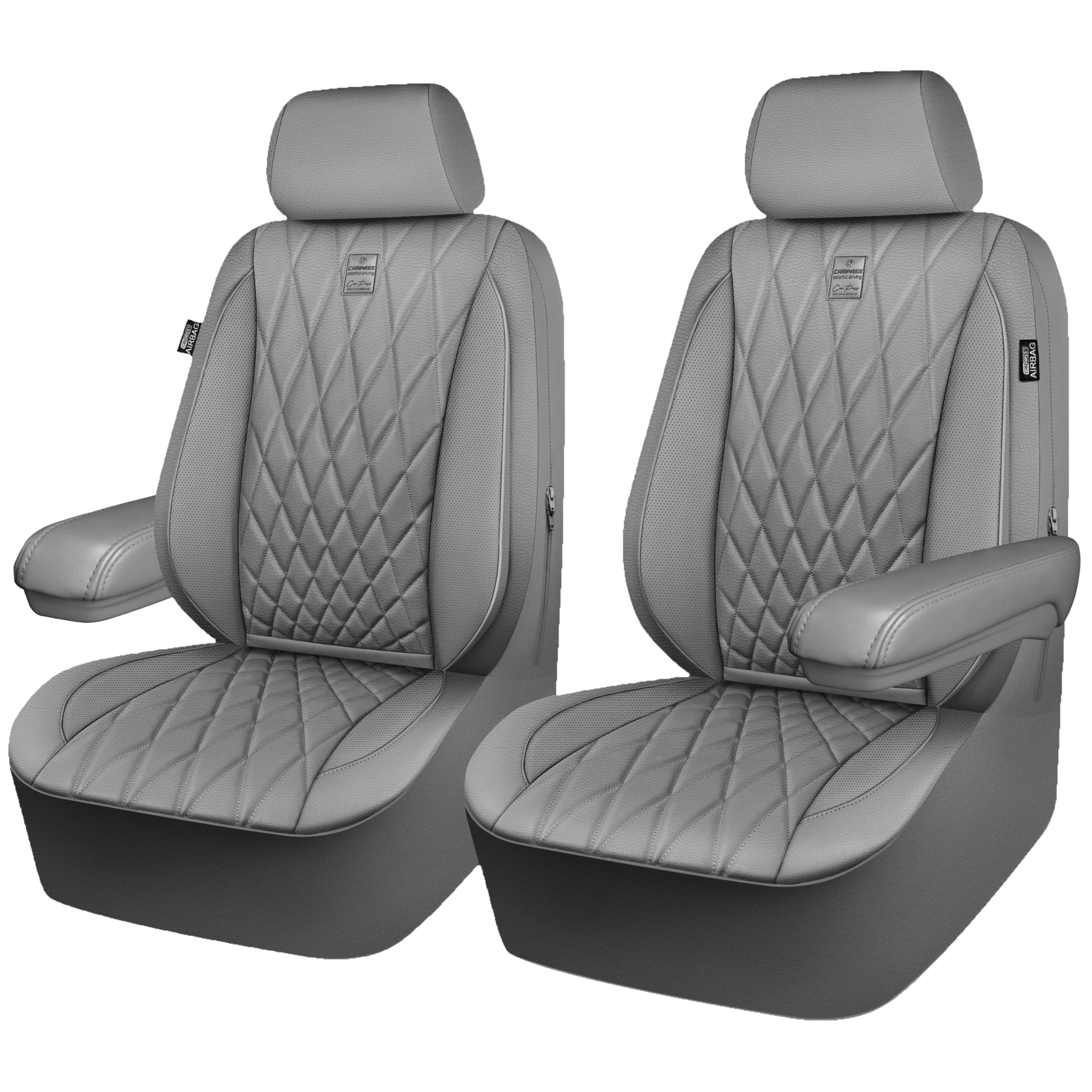 car-pass front seat cover with armrest compatibility