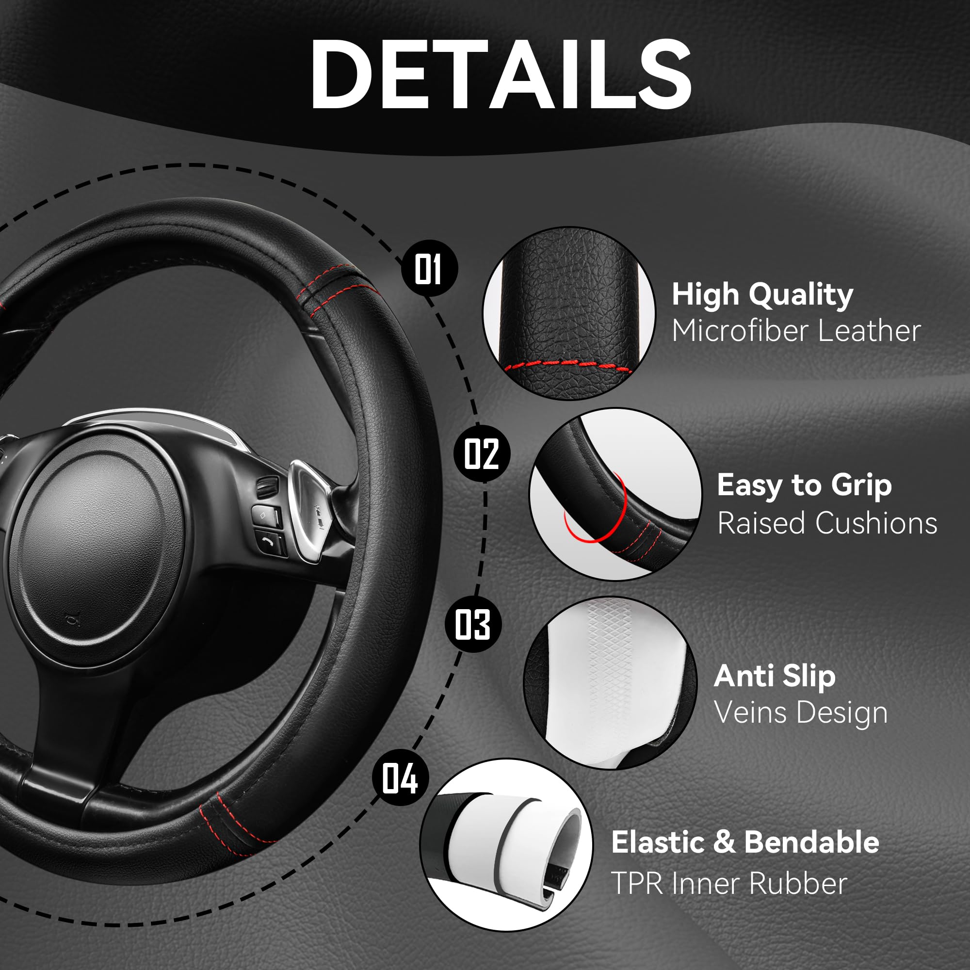 CAR PASS front-seat side armrests add support and refresh cabin comfort.
