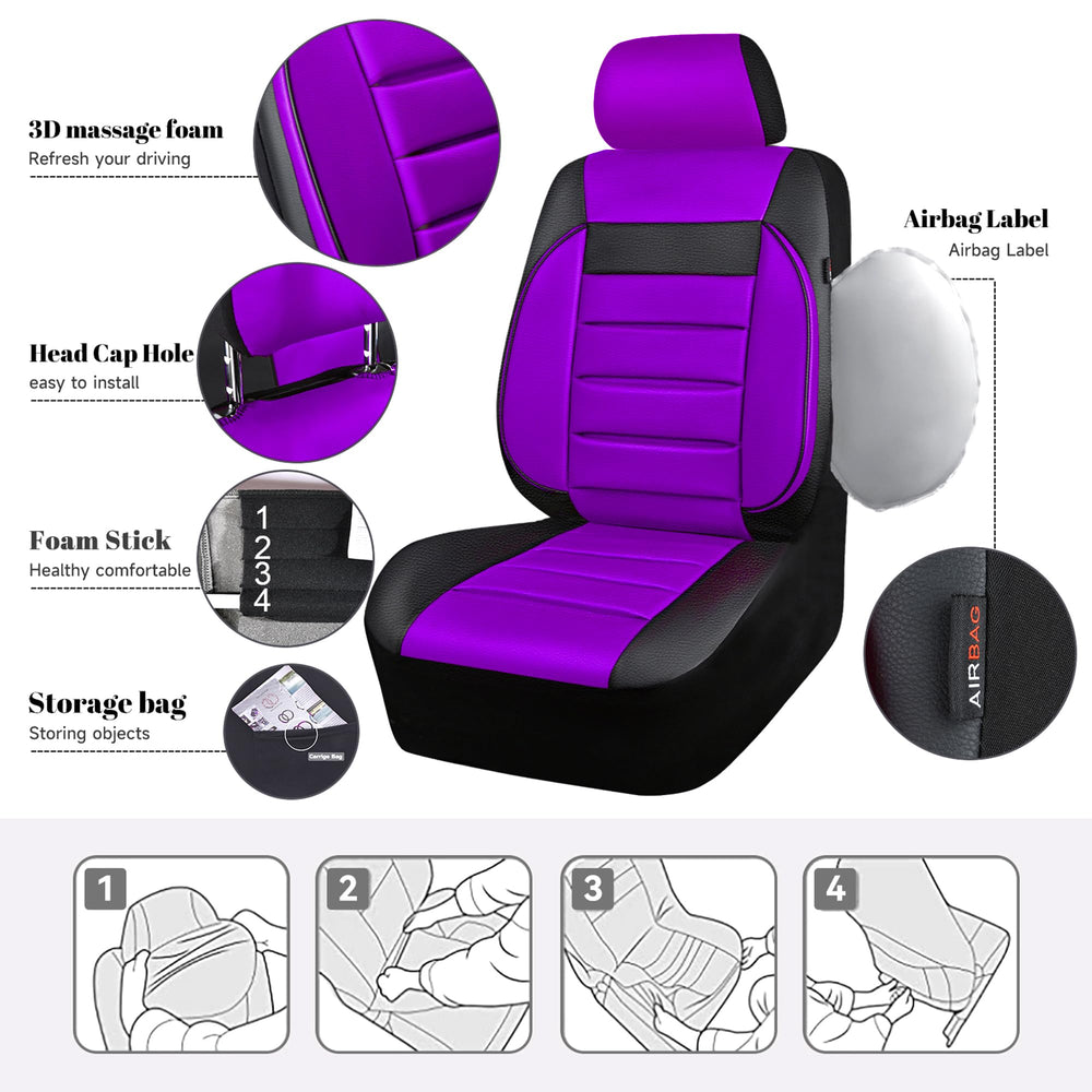 CAR PASS full-coverage front seat protection from daily wear and tear