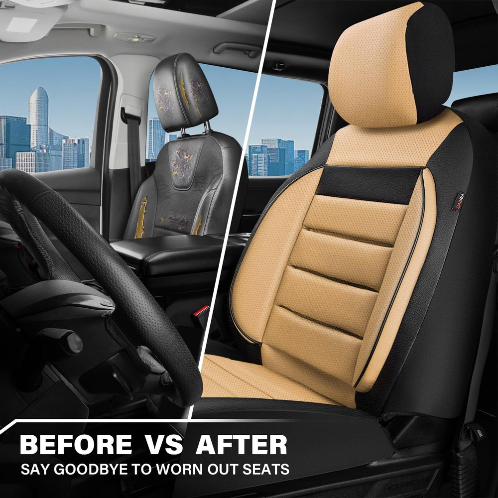 CAR PASS full-coverage protection guards seat fronts from daily wear.