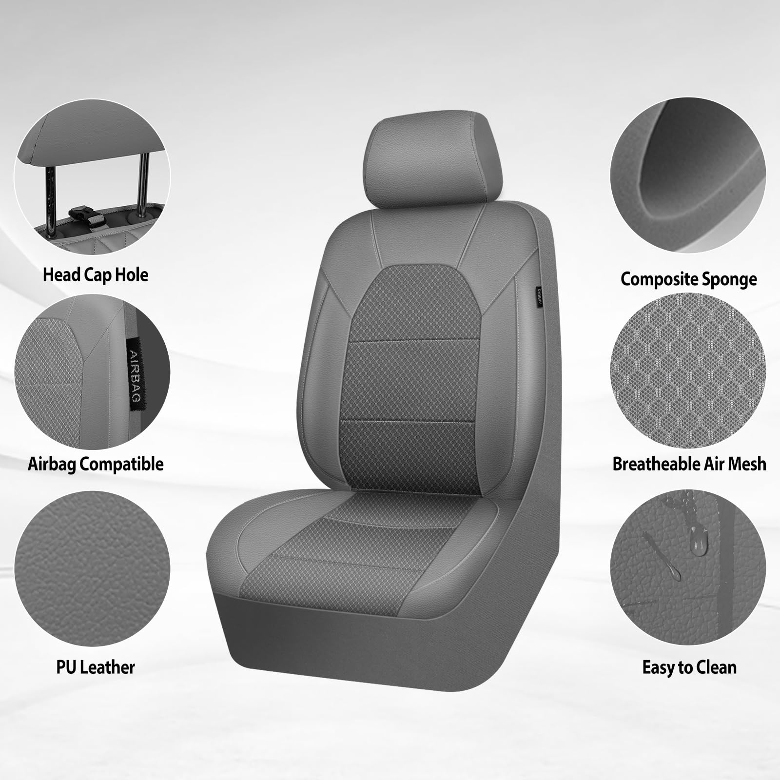 CAR PASS full set in gray offers complete interior styling and protection.