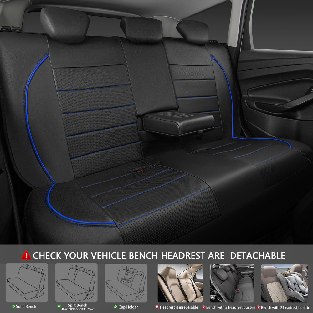 CAR PASS headrest covers set enhancing interior style
