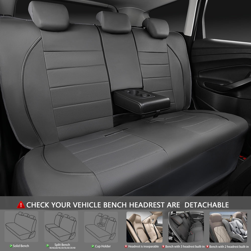 CAR PASS headrest cutouts show easy installation and secure fit.