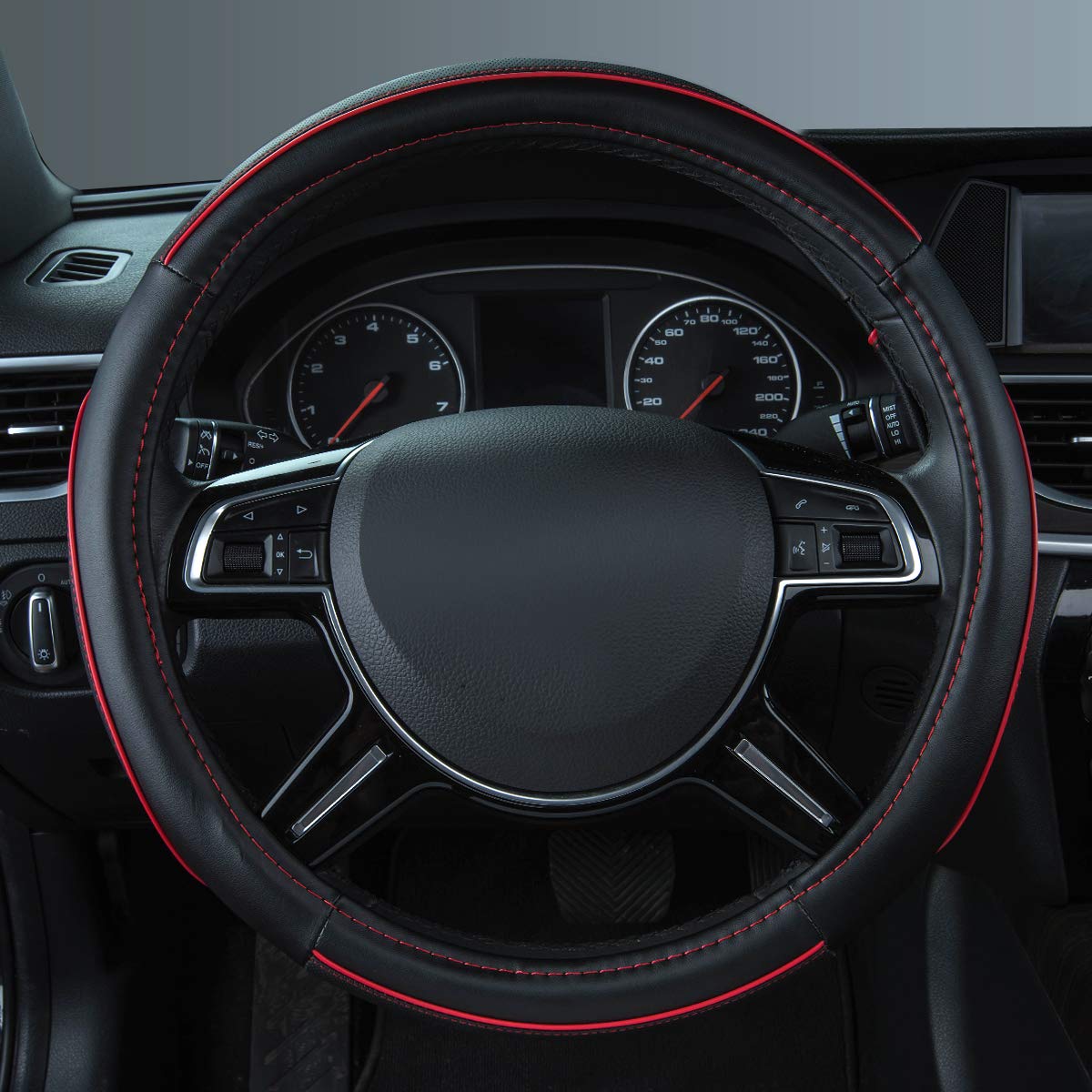 CAR PASS high-quality TPR inner grip with elegant stitches improves comfort and aesthetics.