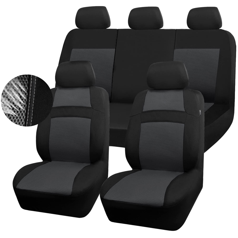 CAR PASS 3D Air Mesh Seat Cover offers breathable comfort and a premium look