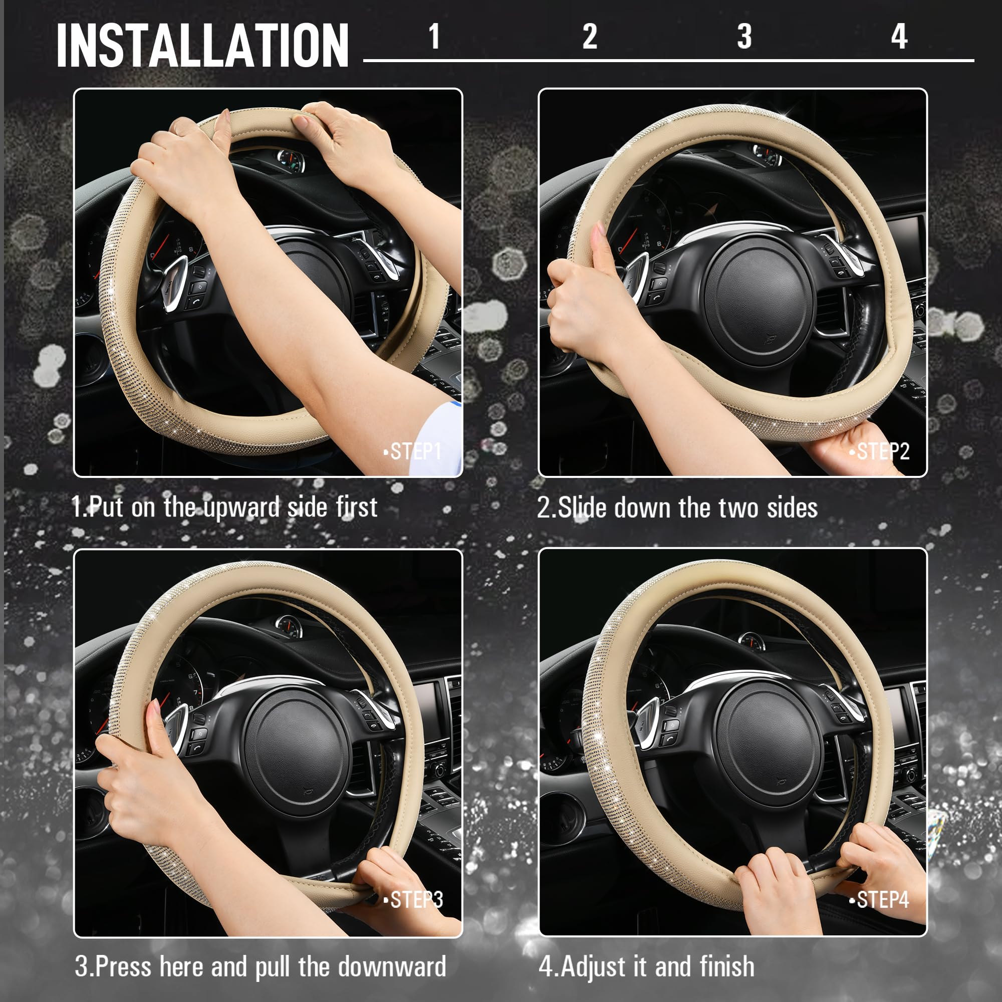 CAR PASS large 15.5-16 inch universal fit works with most vehicles.