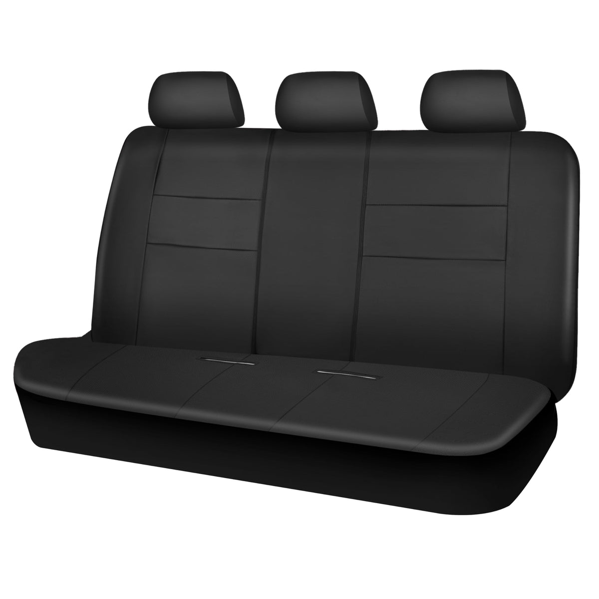 CAR PASS leather back-seat cover with universal fit protects your interior.
