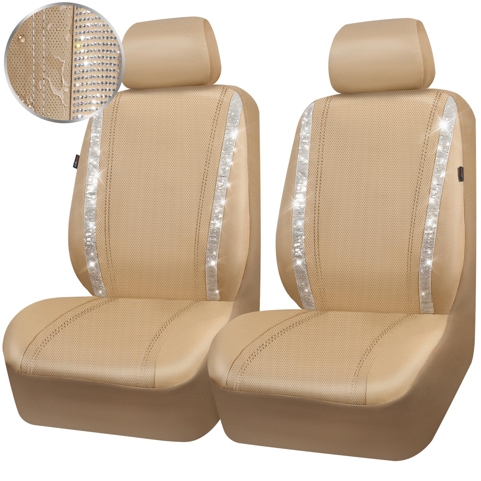 CAR PASS beige swatch confirms color harmony with your cabin.