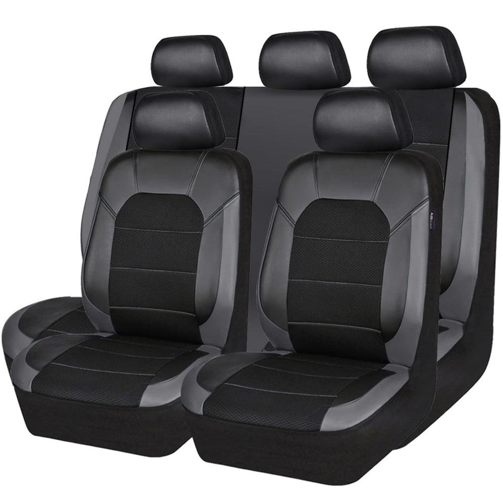 CAR PASS leather seat cover front-left for premium fit and protection