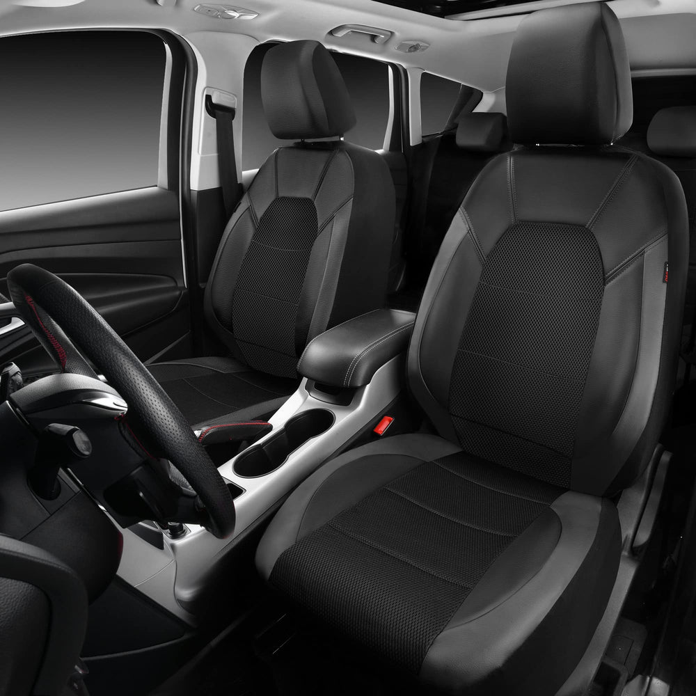 CAR PASS leather seat cover rear-backrest providing durable protection for rear seats