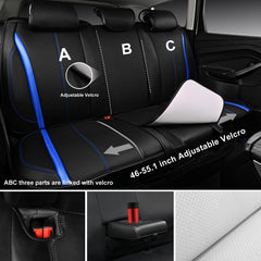 CAR PASS front headrests offer plush support with secure, easy-to-install fit