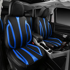 CAR PASS front seat covers protect driver and passenger areas with anti-slip styling
