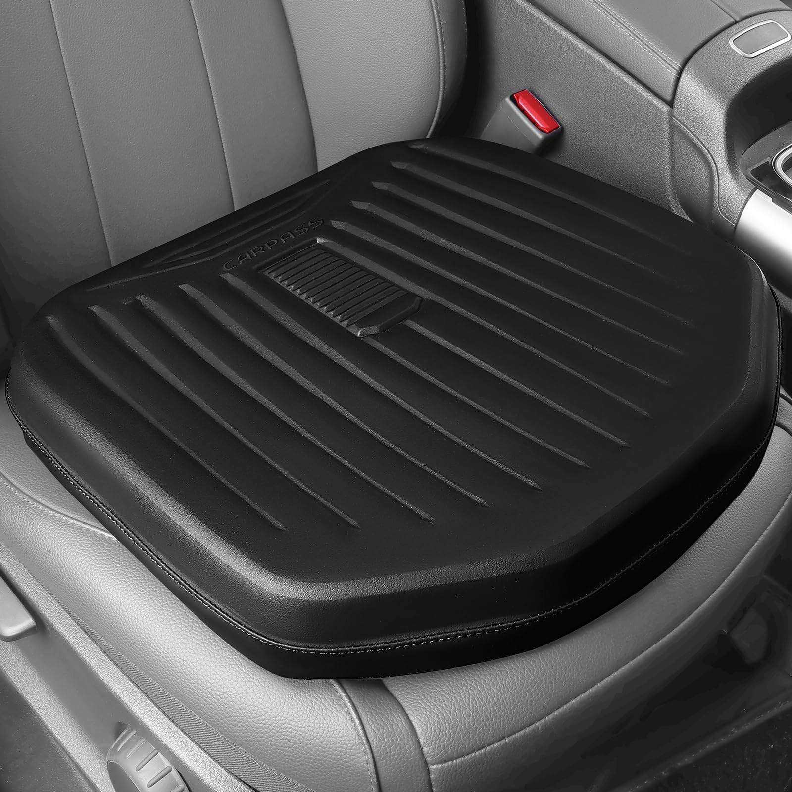 CAR PASS memory foam leather seat cushion for cars, comfortable long drives.