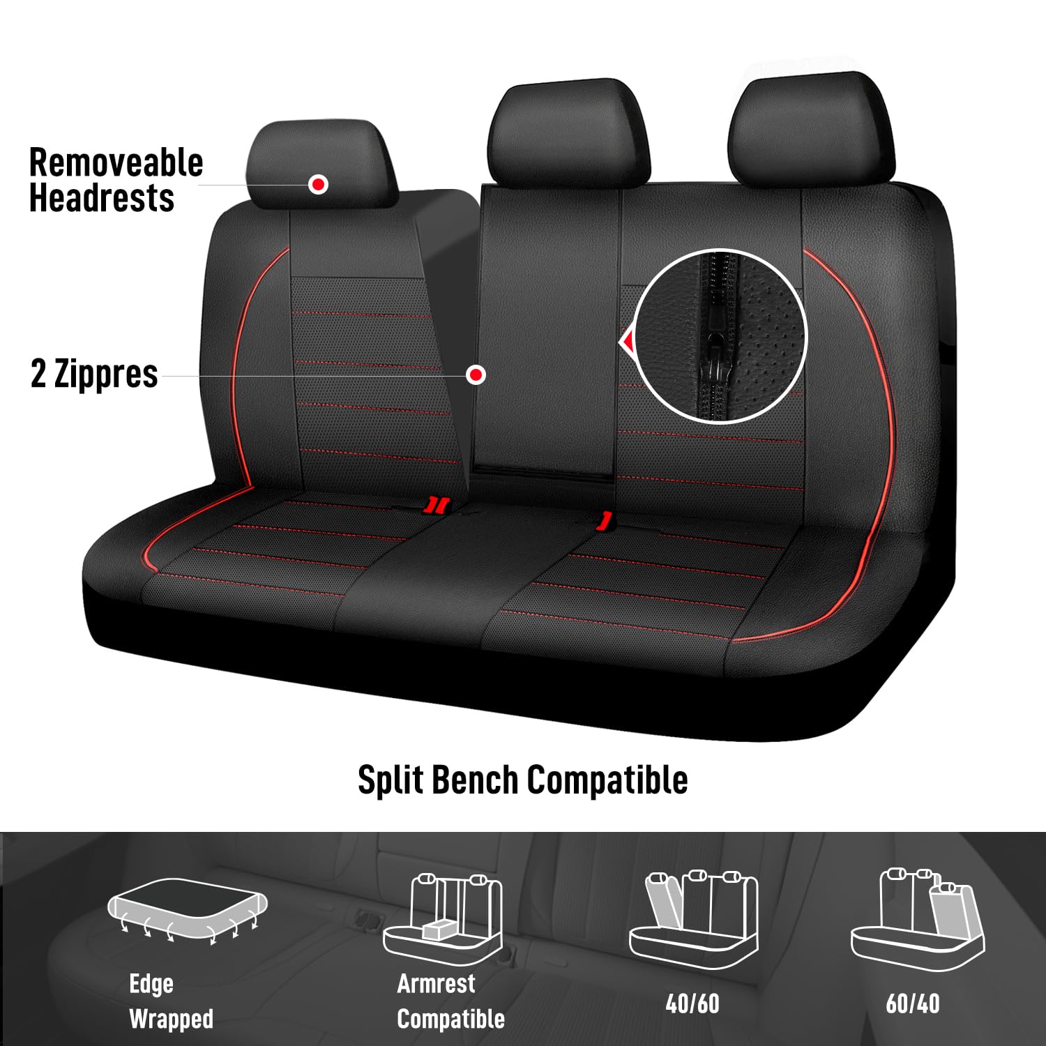 CAR PASS protective back seat cover shields your upholstery from wear, spills, and dirt.