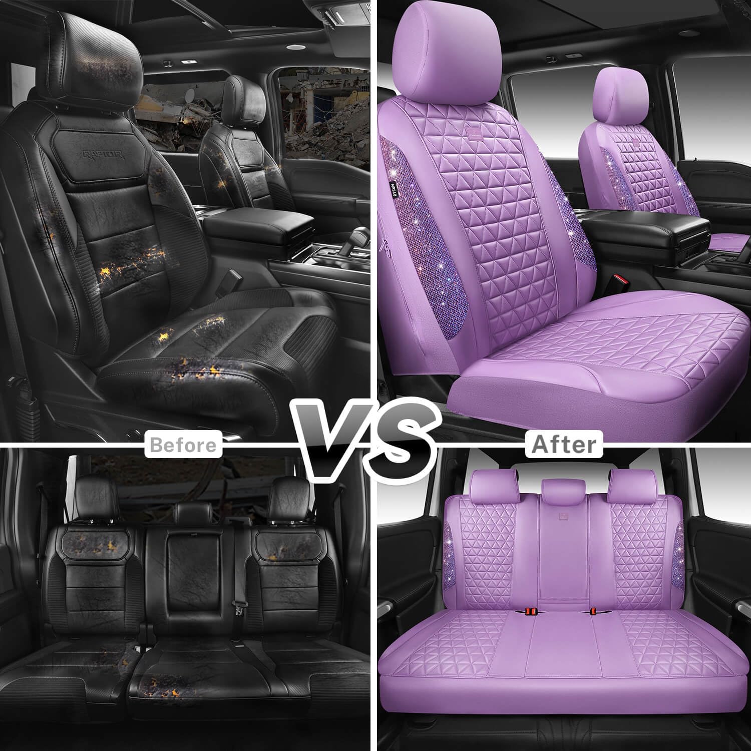 CAR PASS rhinestone detail close-up highlights premium craftsmanship and luxury look.