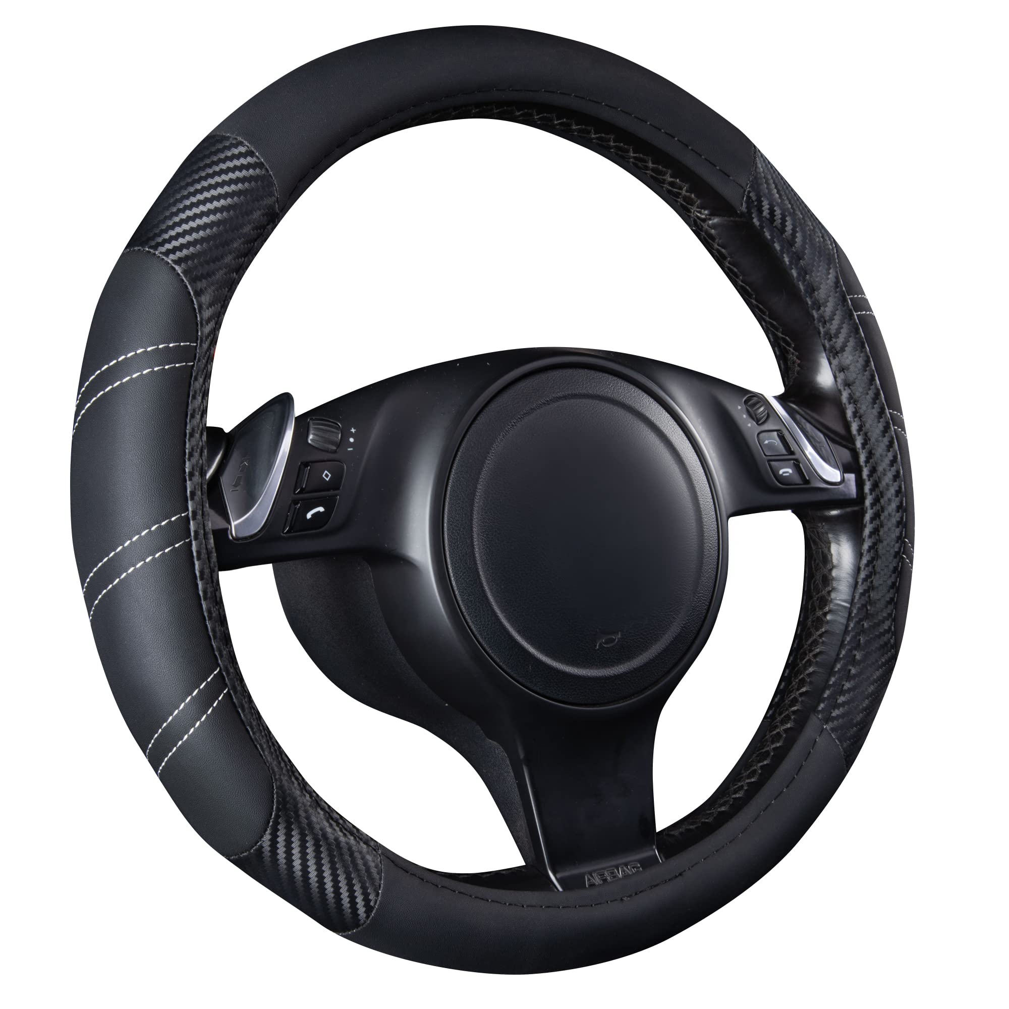 CAR PASS Line Rider anti-slip inner ring provides secure steering control