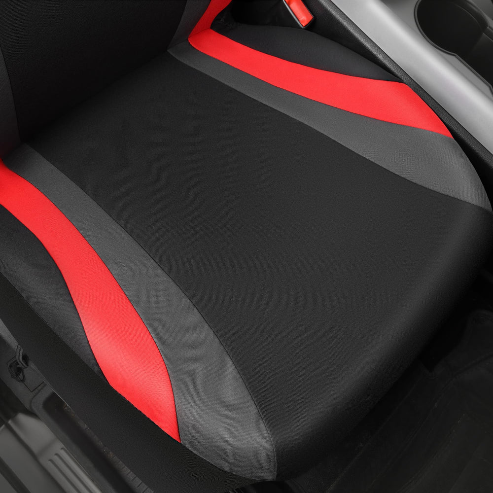 Breathable material stays comfortable on hot days and long drives.