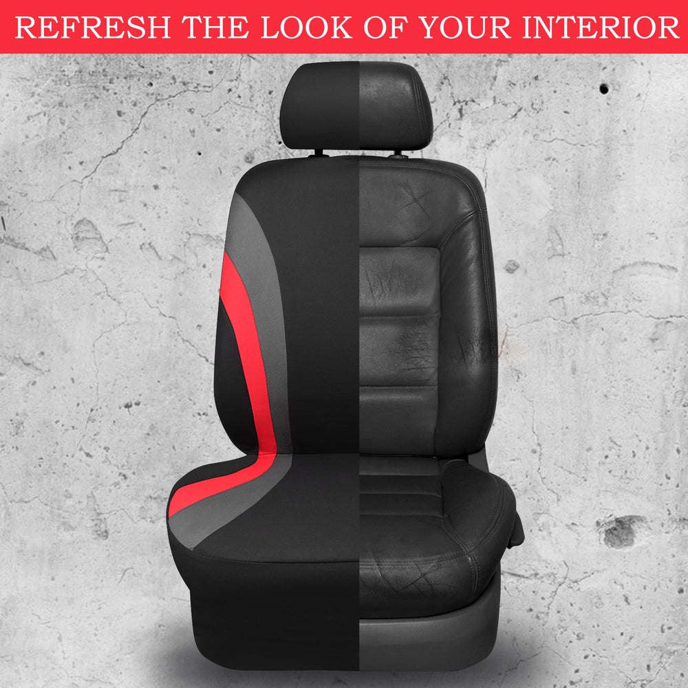Easy installation with the 4-piece set upgrades interiors in minutes.