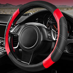 CAR PASS Line Rider steering cover front view enhances grip and sportiness
