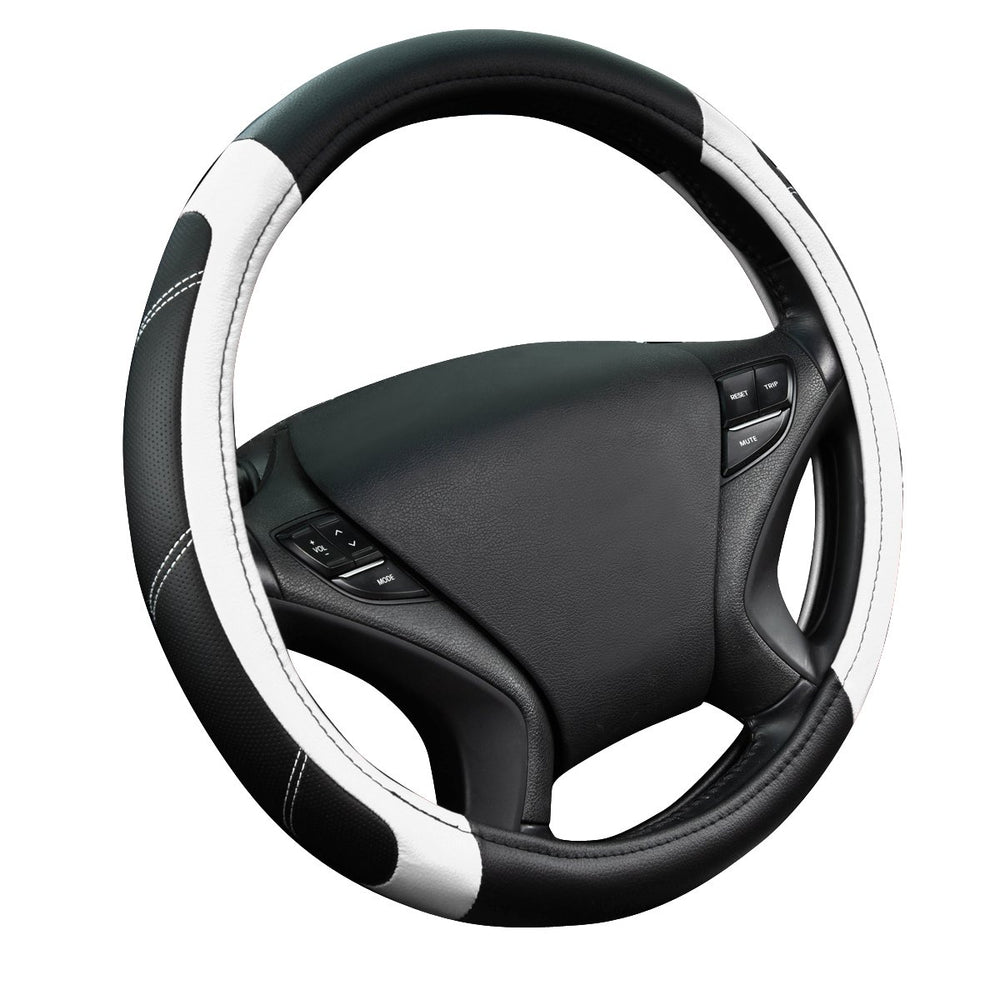 Durable microfiber leather look on CAR PASS Line Rider steering cover