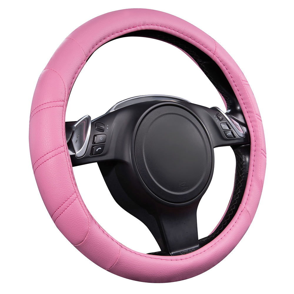 CAR PASS Line Rider pink cover installation demonstrating universal 14.5–15 inch fit