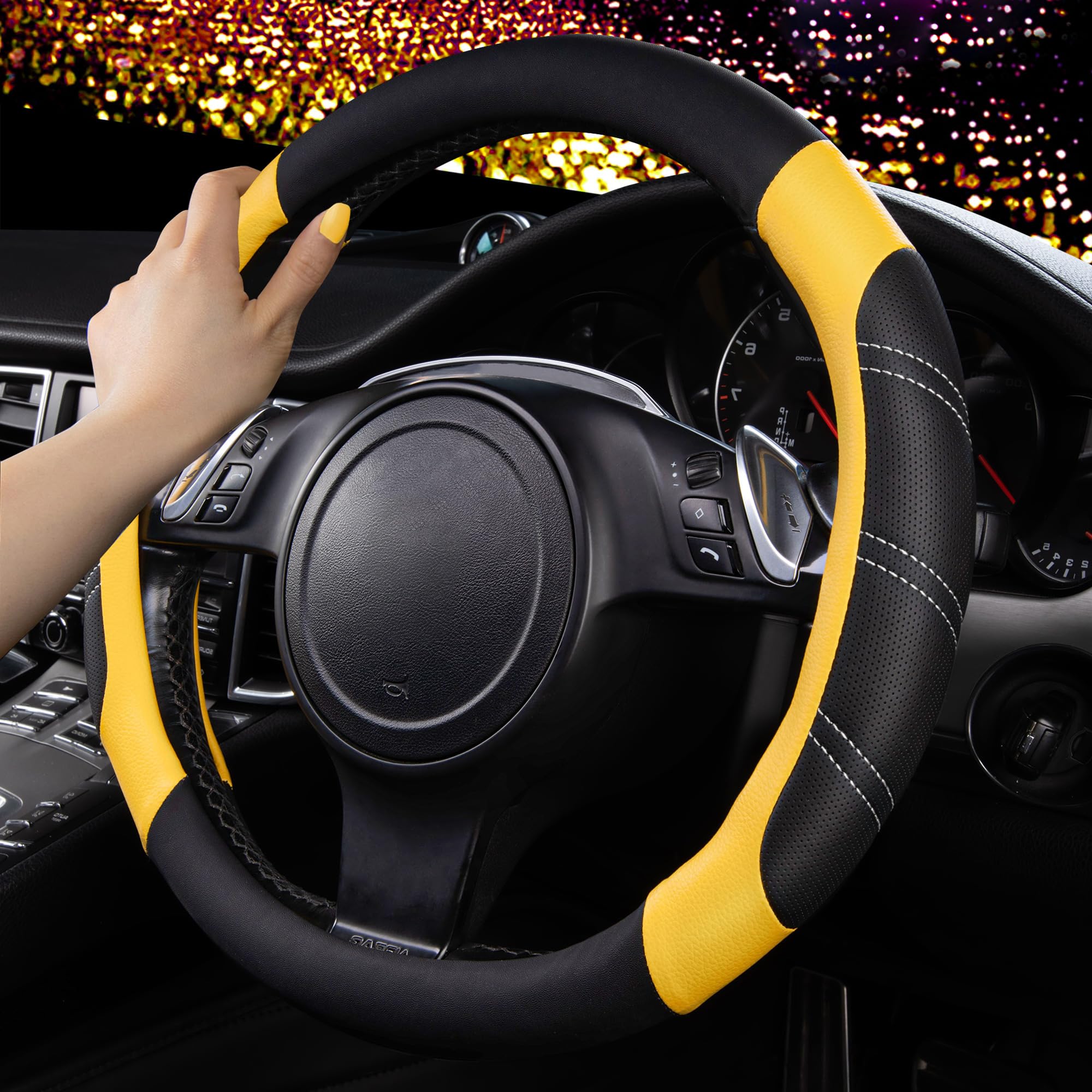 Soft-touch padding from CAR PASS Line Rider reduces fatigue during long drives.