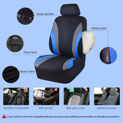 CAR PASS Line Rider breathable fabric protects seats while staying cool