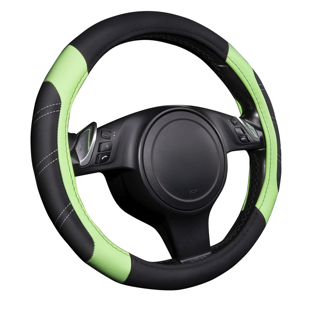 CAR PASS Line Rider soft-touch microfiber creates comfortable grip during long drives.