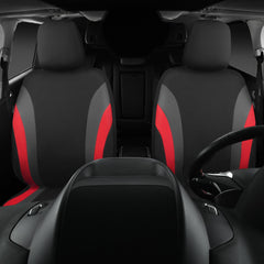 Wrinkle-resistant fabric helps seats look tidy after daily commuting.