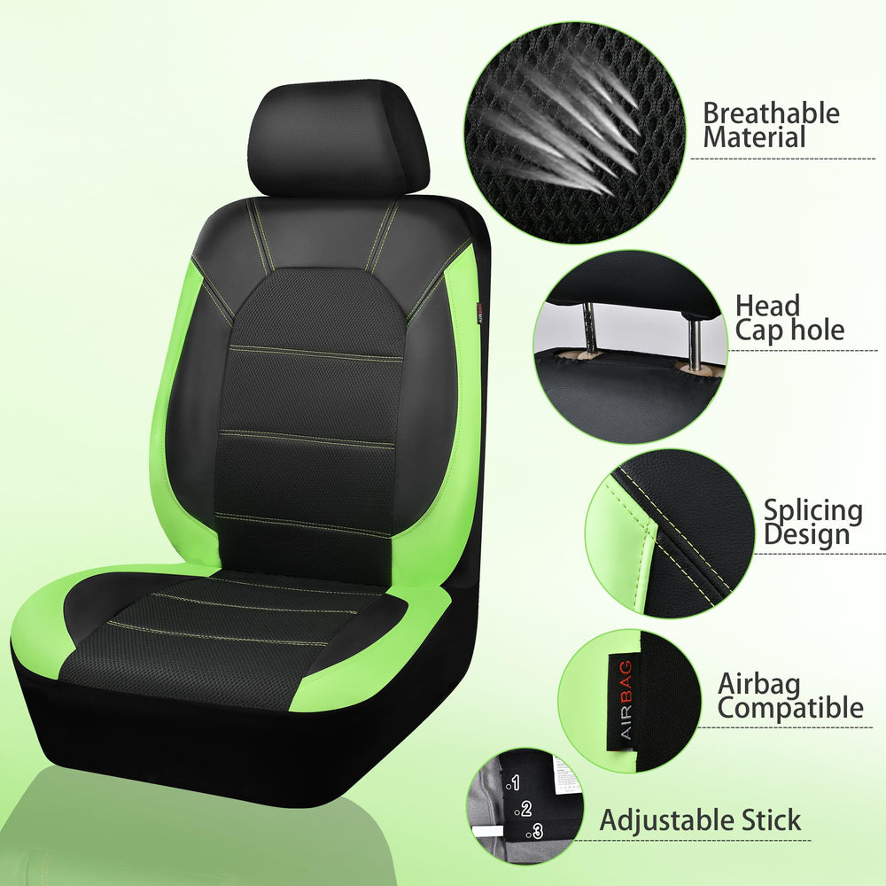 CAR PASS machine-washable polyester with foam backing for easy cleaning.