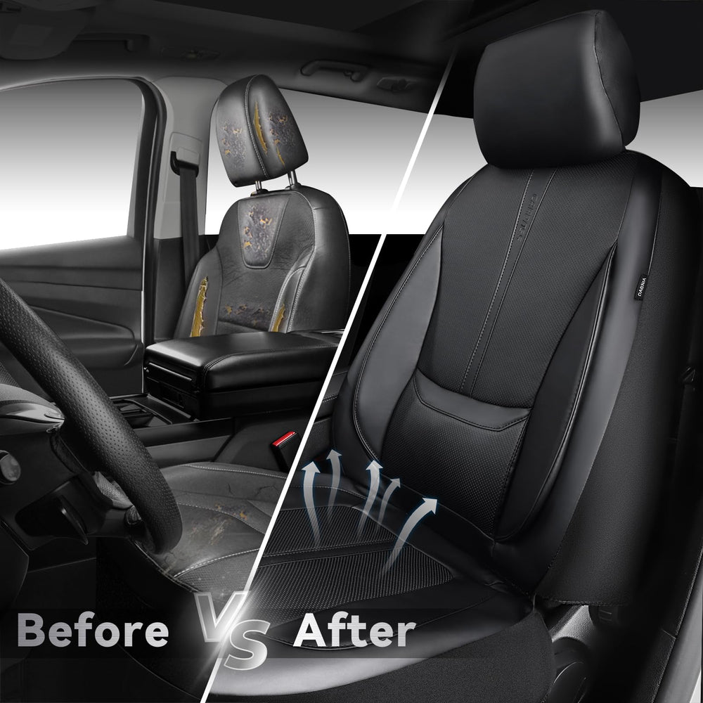 CAR PASS Nappa leather quick-install feature for a fast seat upgrade