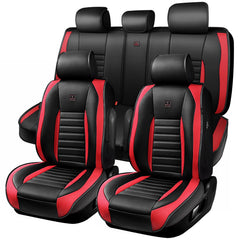 CAR PASS Nappa leather seat covers full set showing luxury texture and full protection
