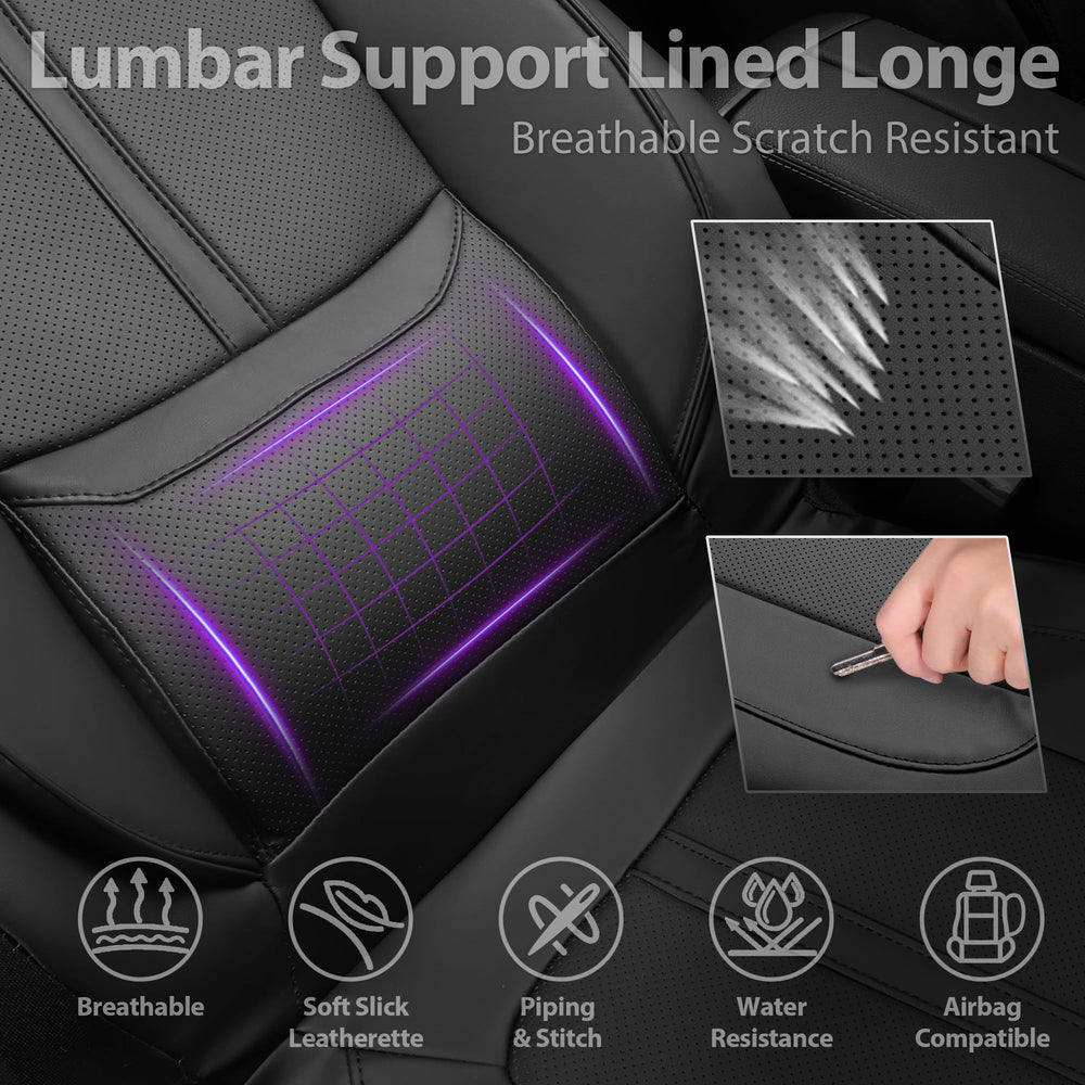 CAR PASS Nappa leather universal-fit front-seat cover fits most vehicles