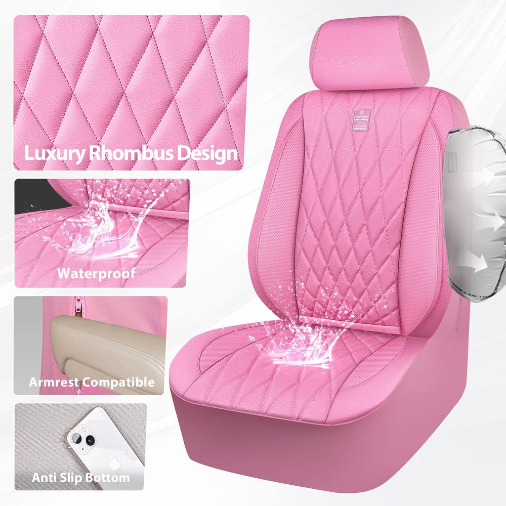 CAR PASS nonslip backing keeps the seat cover in place during driving sessions.