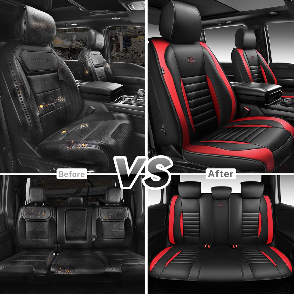 CAR PASS package contents photo shows front seats, rear bench, and included accessories