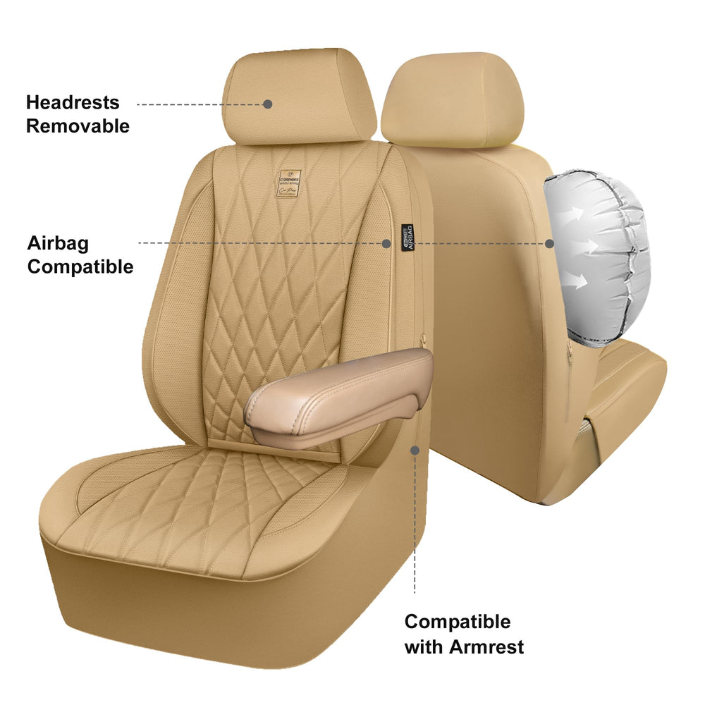 CAR PASS front seat cover with simple installation instructions