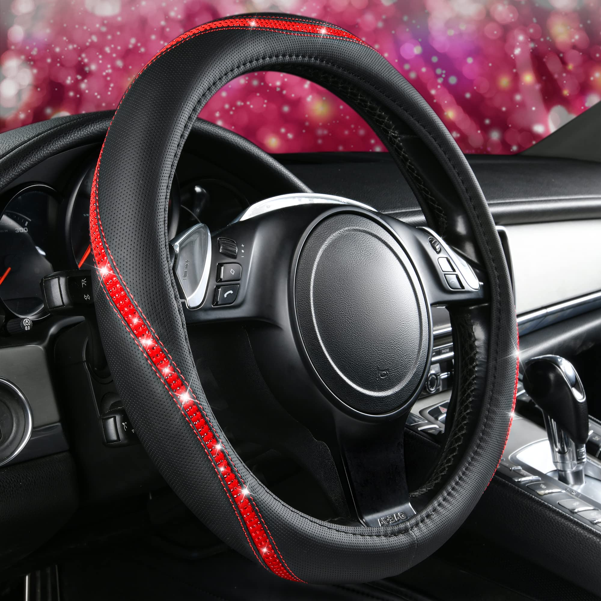 CAR PASS premium PU leather material for durable feel and easy care.