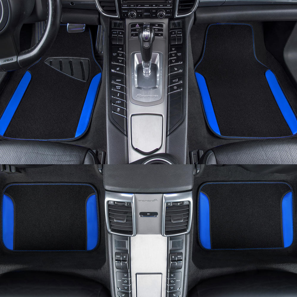 CAR PASS Rainbow rear left floor mat provides durable protection against dirt
