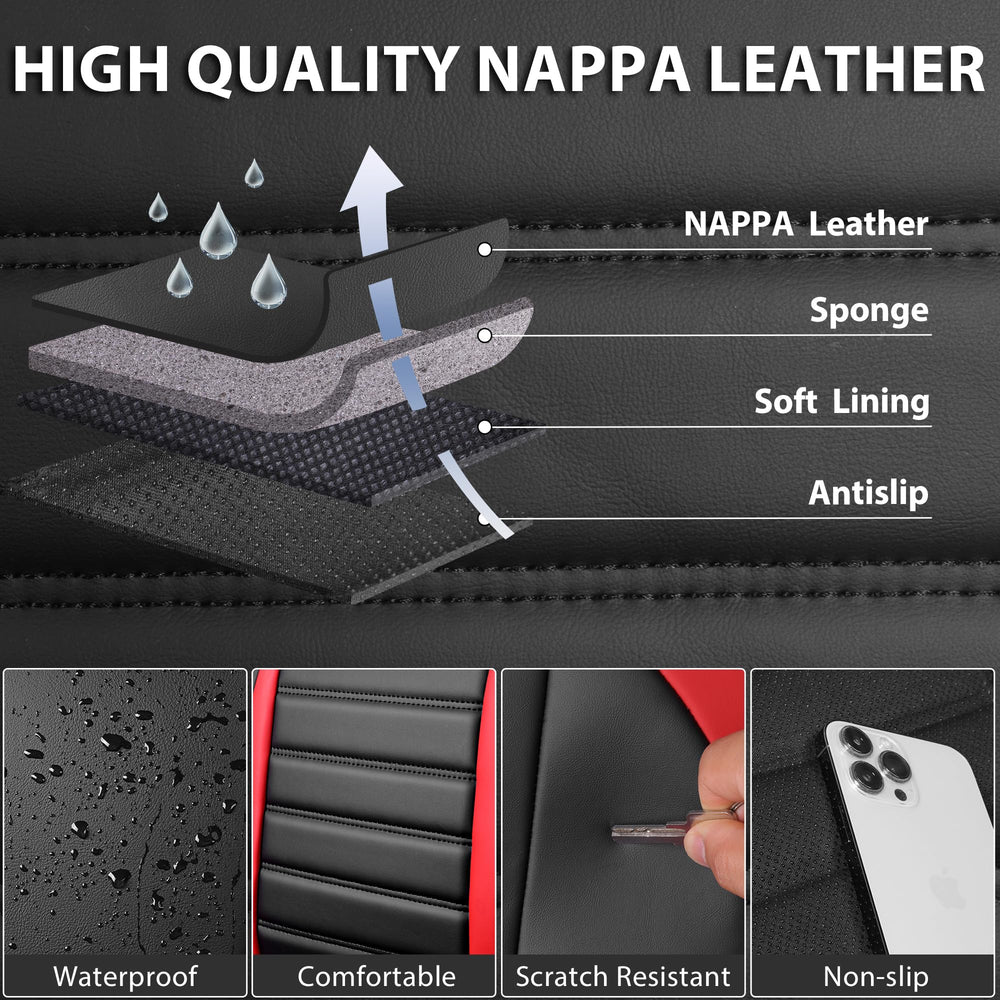 CAR PASS rear seat cover laid flat reveals scalable fit and easy removal