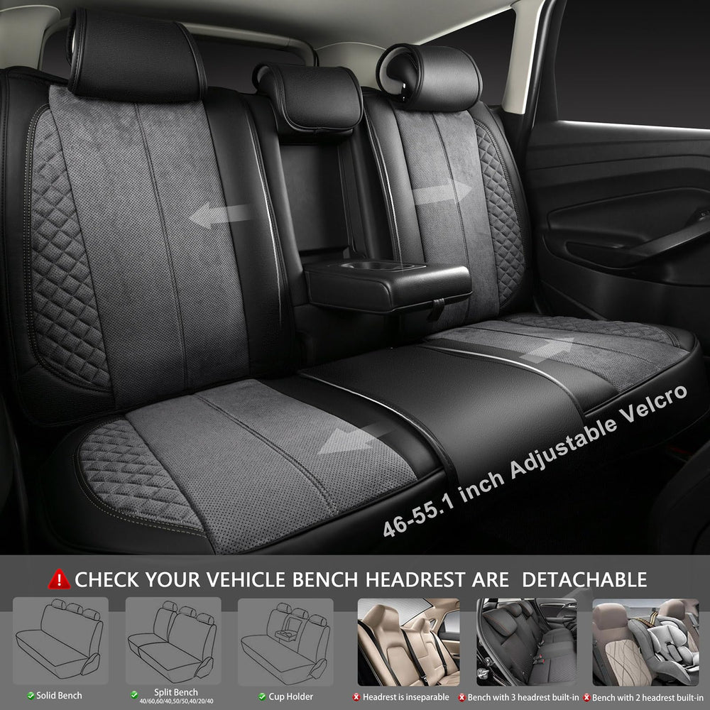 CAR PASS rhombus-wing guards provide subtle side support and luxury look.