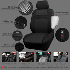 CAR PASS airbag-compatible stitching detail for safety-conscious design