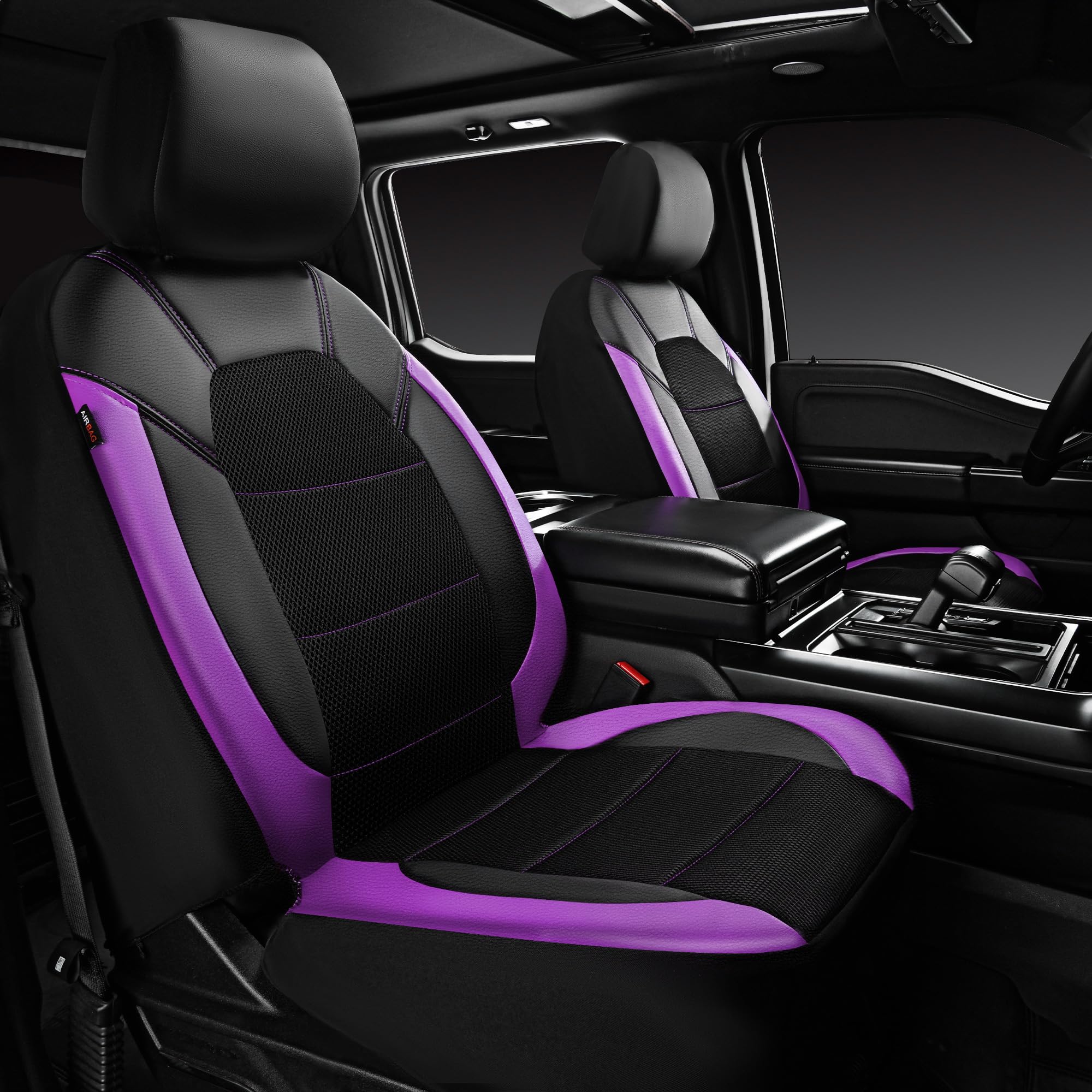 CAR PASS headrest set provides complete styling and comfortable support.